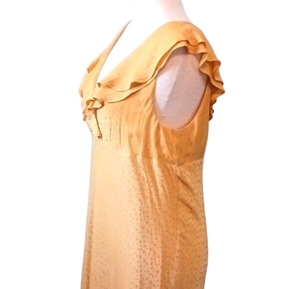 NEW Hatch The Emily‎ Maxi Dress Yellow Designer Size 4/XL - Picture 7 of 14